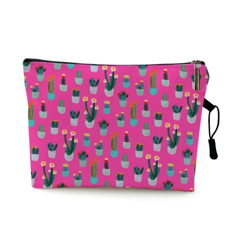 Abstract Print Makeup Storage Bag