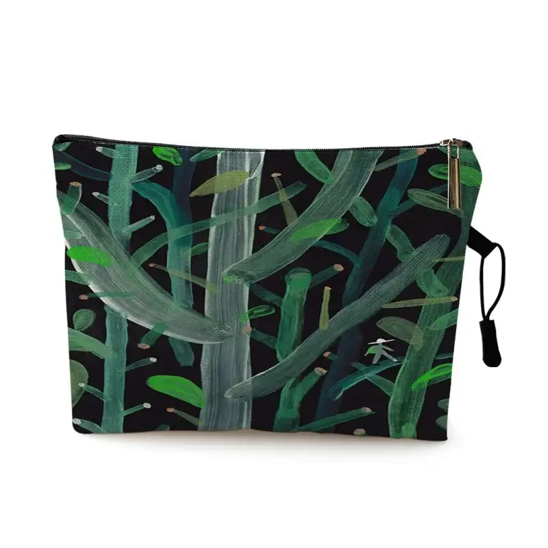 Abstract Print Makeup Storage Bag