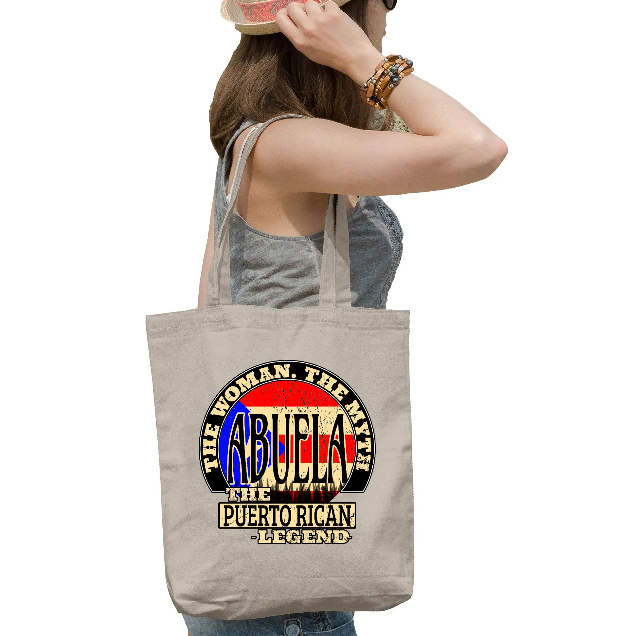 Abuela The Legend Tote Bag 15x16