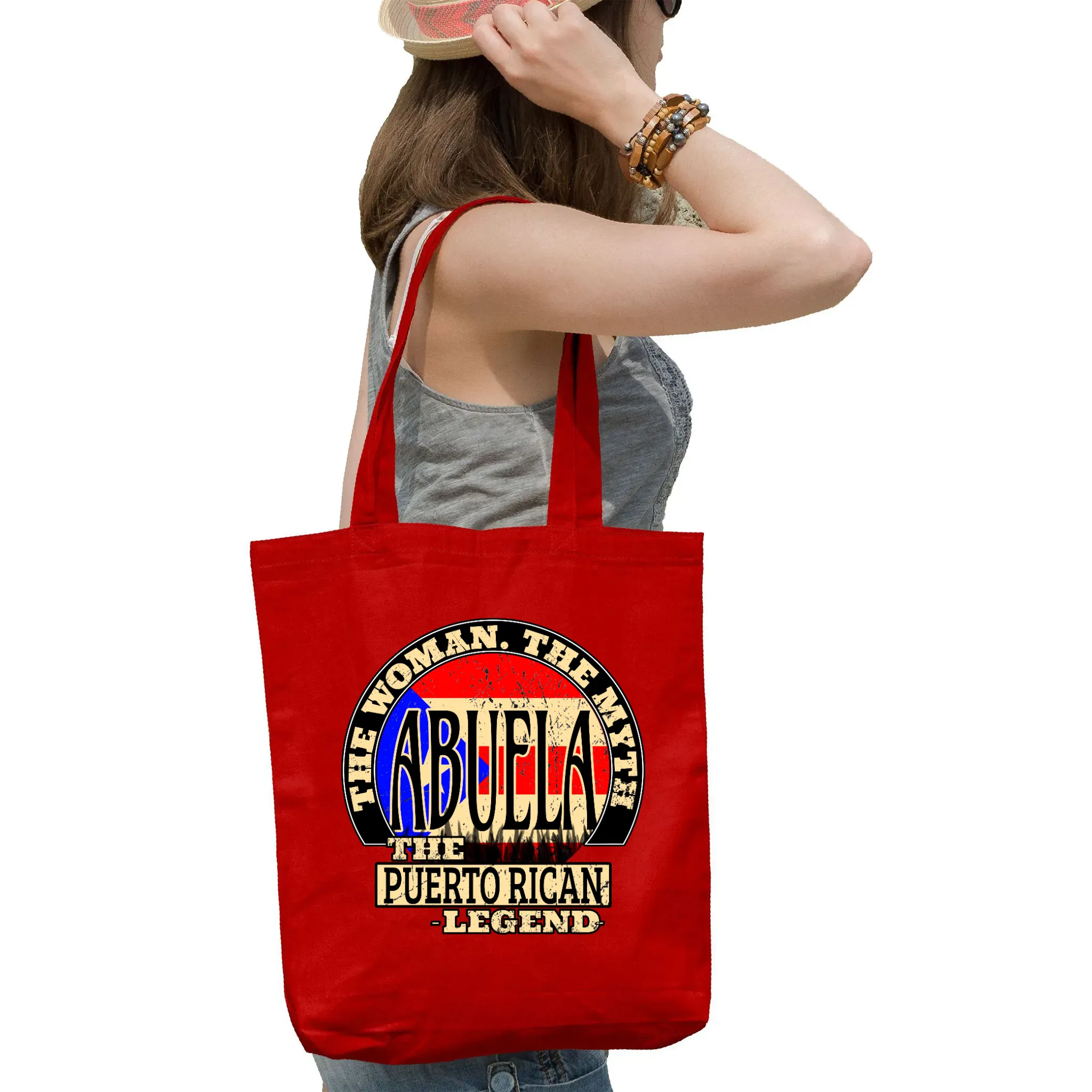 Abuela The Legend Tote Bag 15x16