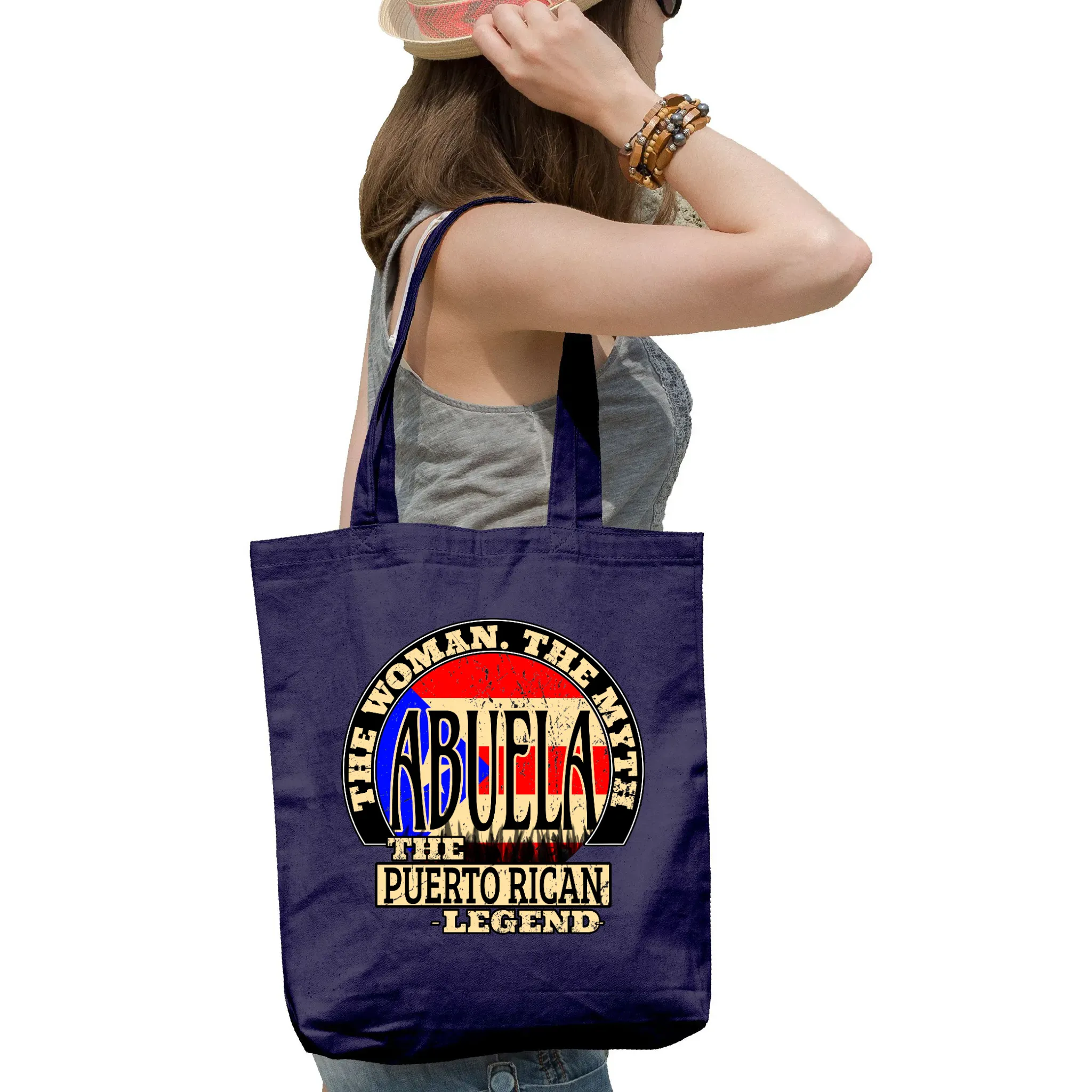 Abuela The Legend Tote Bag 15x16