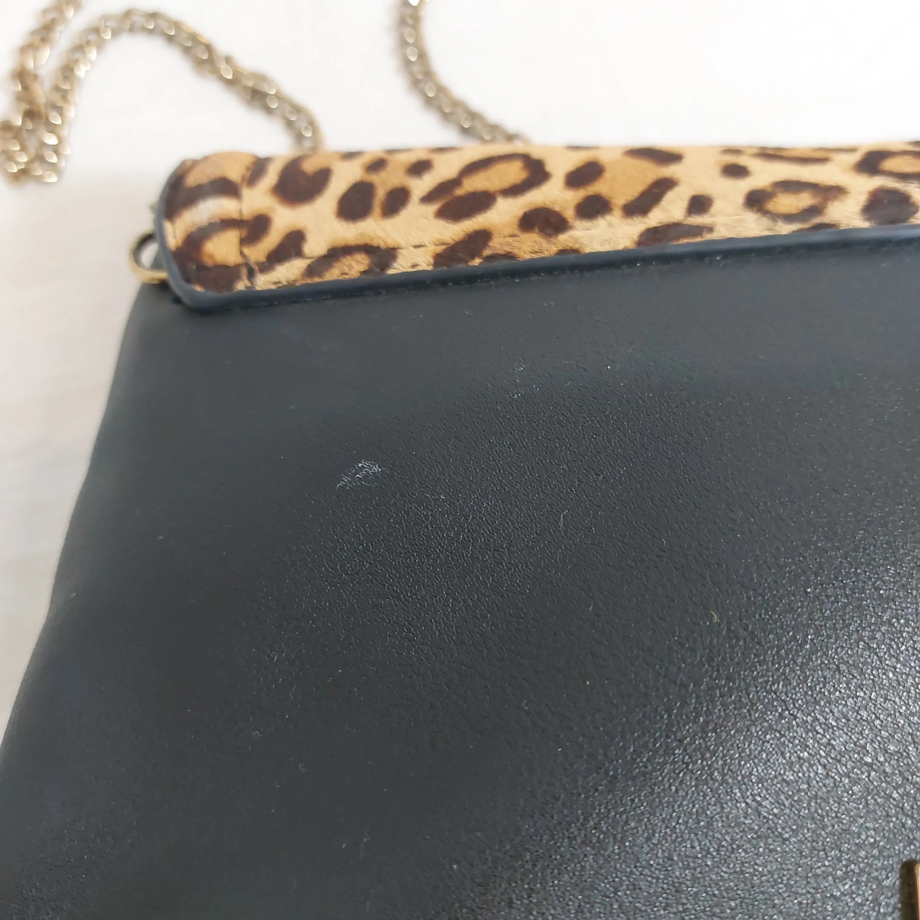 Aldo Cheetah Print Convertible Clutch | Pre Loved |