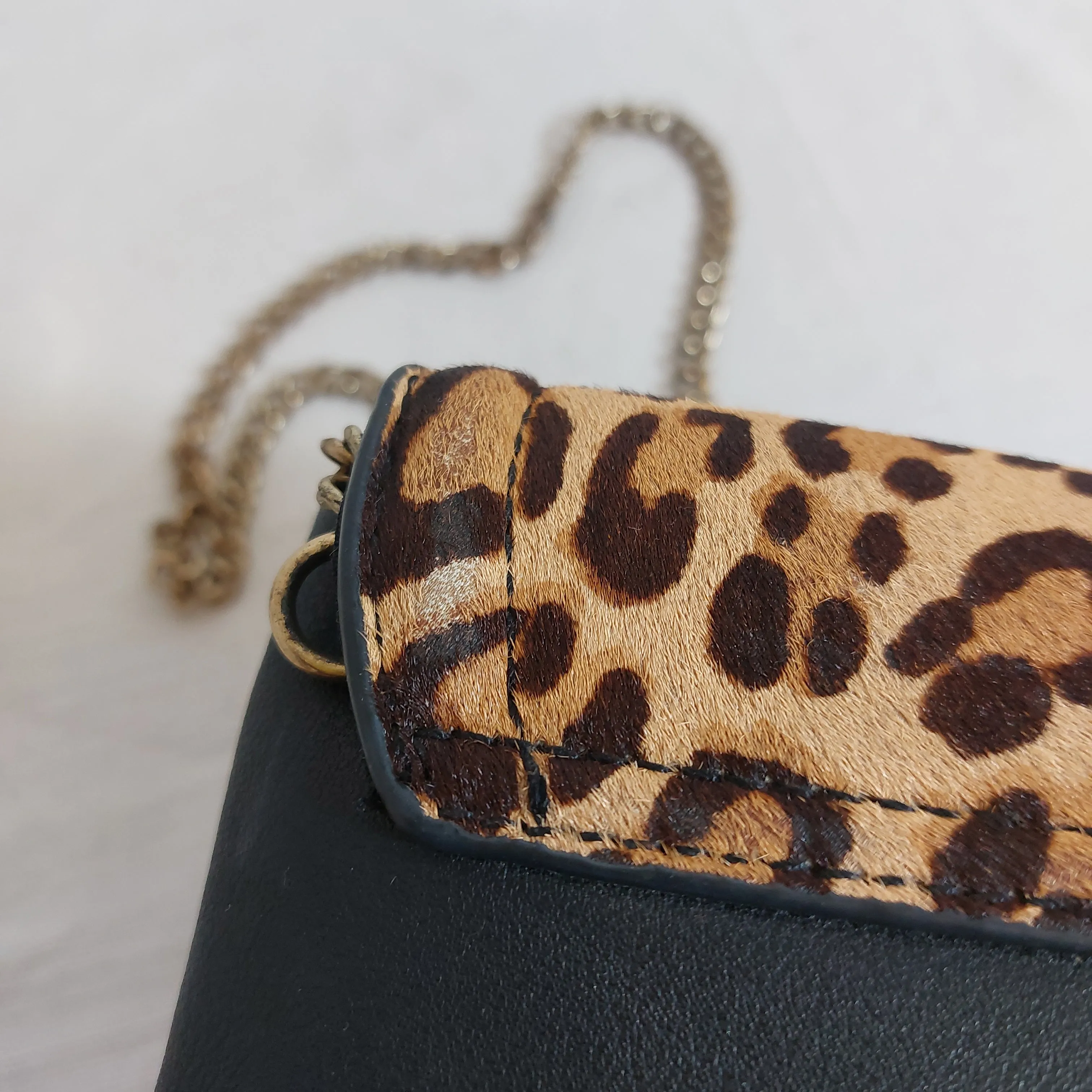 Aldo Cheetah Print Convertible Clutch | Pre Loved |