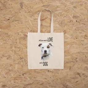 All You Need Is Love and A Dog Tote Bag