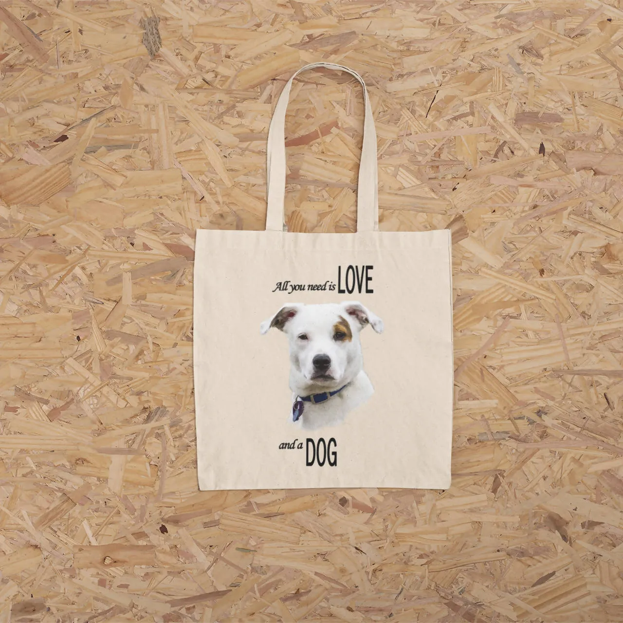 All You Need Is Love and A Dog Tote Bag