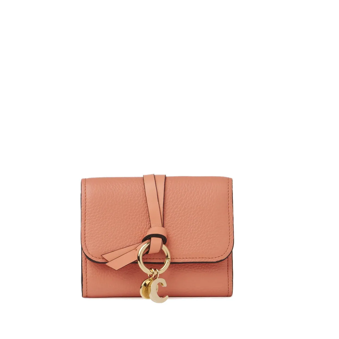 Alphabet Compact Wallet, Coral