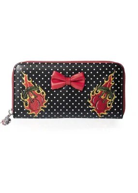 Banned Cherry Blaze Wallet Black