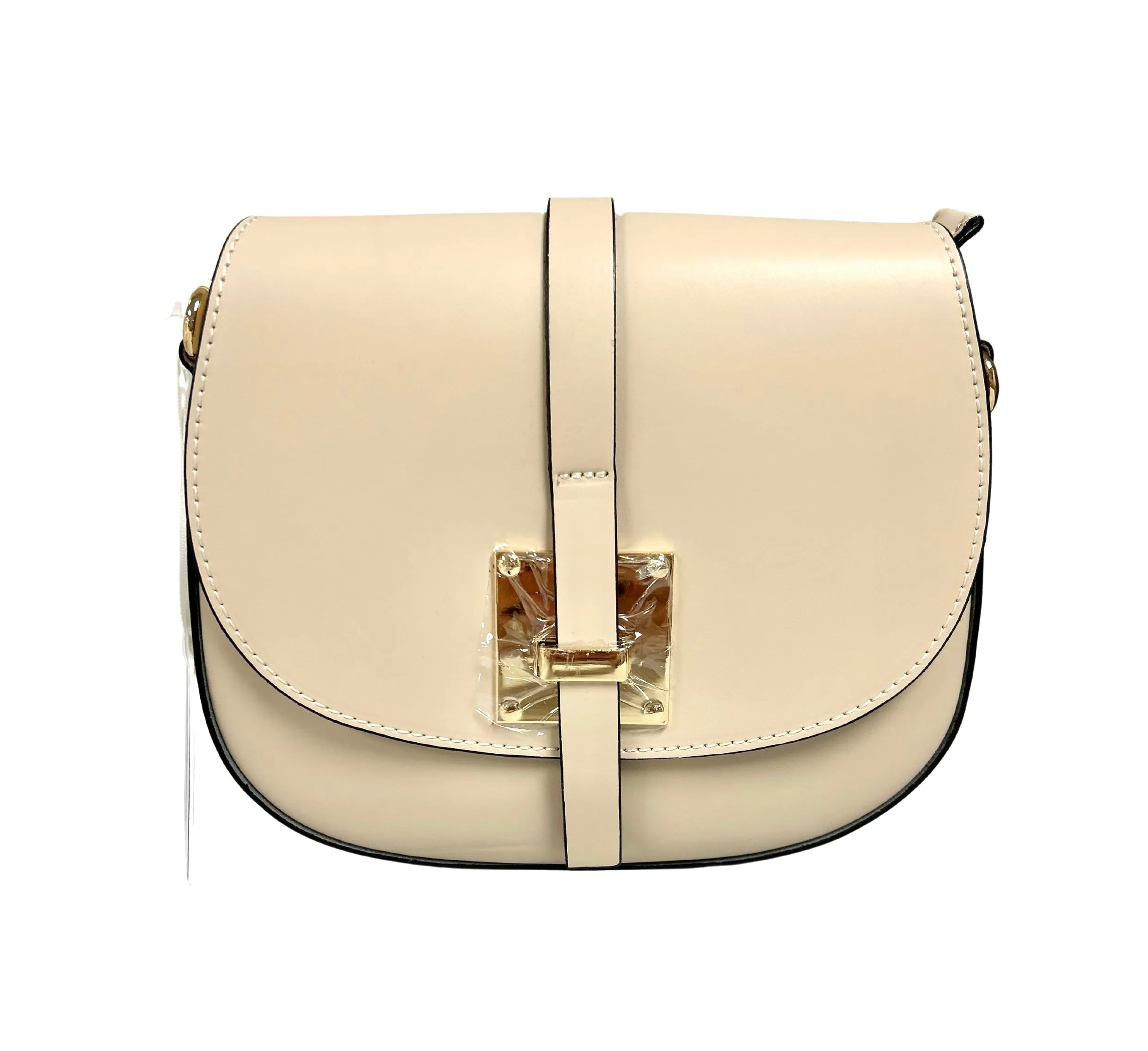 Beige Leather Bag