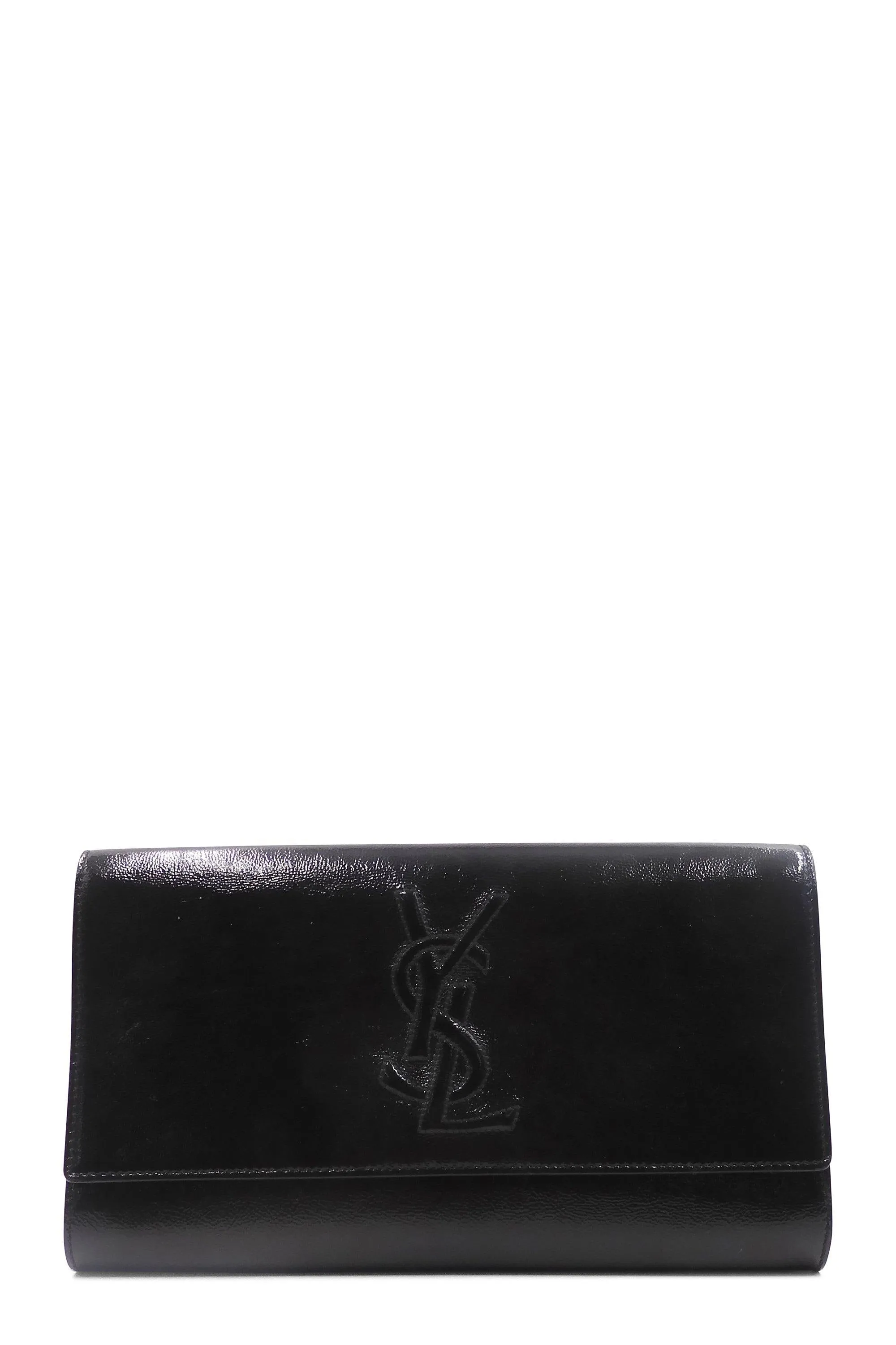 Belle De Jour Clutch Patent Black