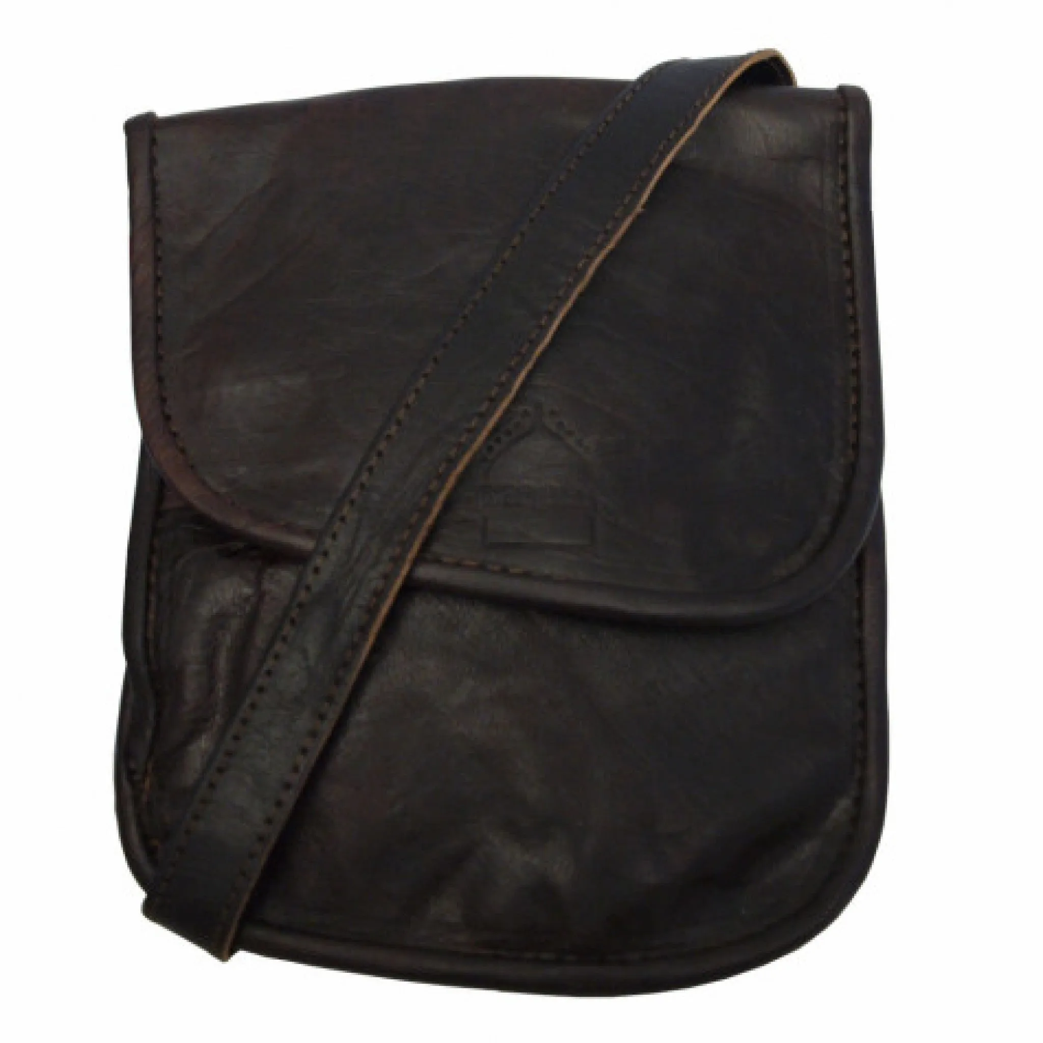 Berber Leather Leather Travel Pouch - Darkbrown