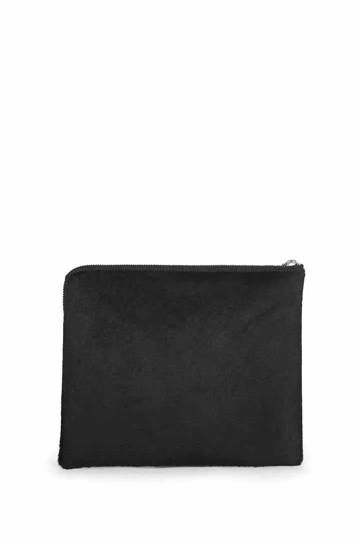 Black Leather Clutch