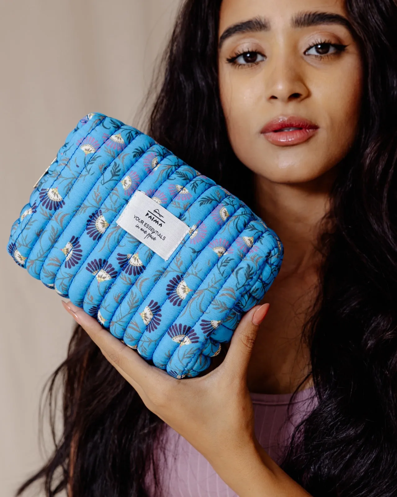 Blue Marrakesh Makeup Bag