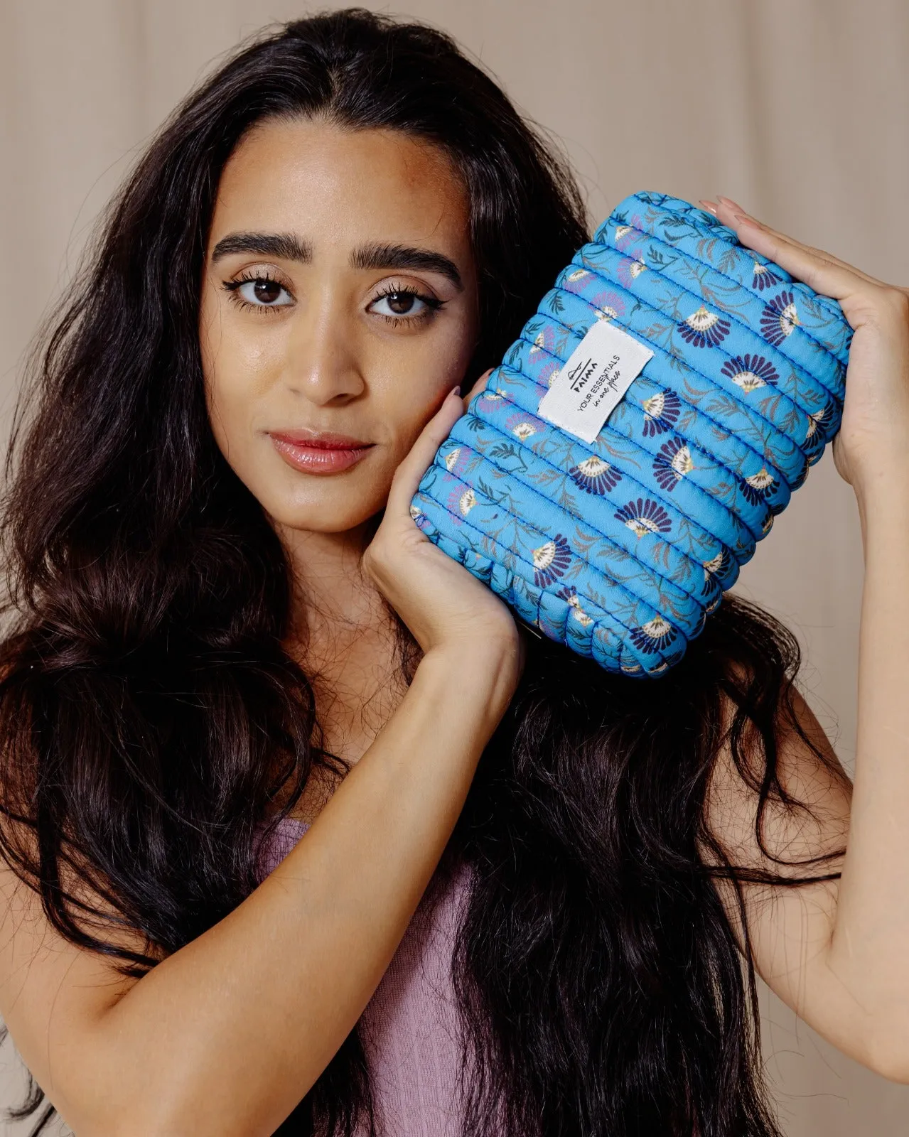 Blue Marrakesh Makeup Bag