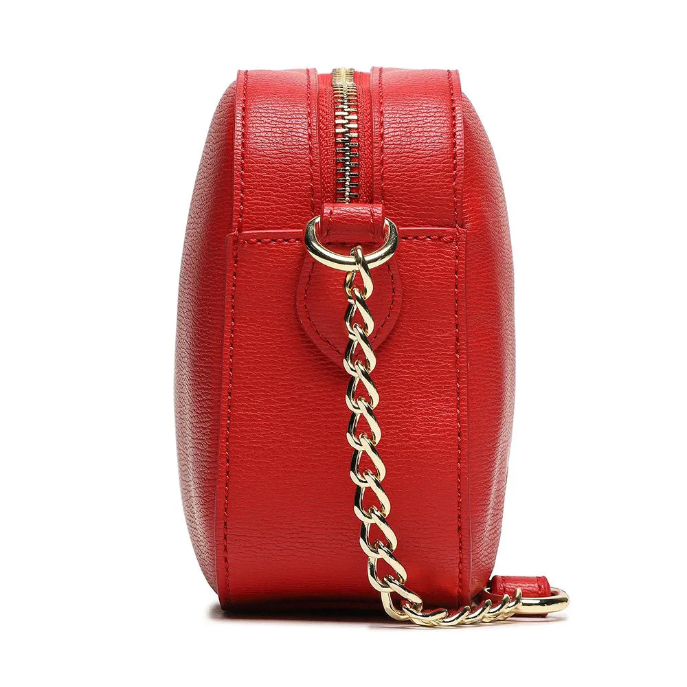 Borsa Donna a Tracolla con Micro Clutch LOVE MOSCHINO linea Hollies colore Rosso