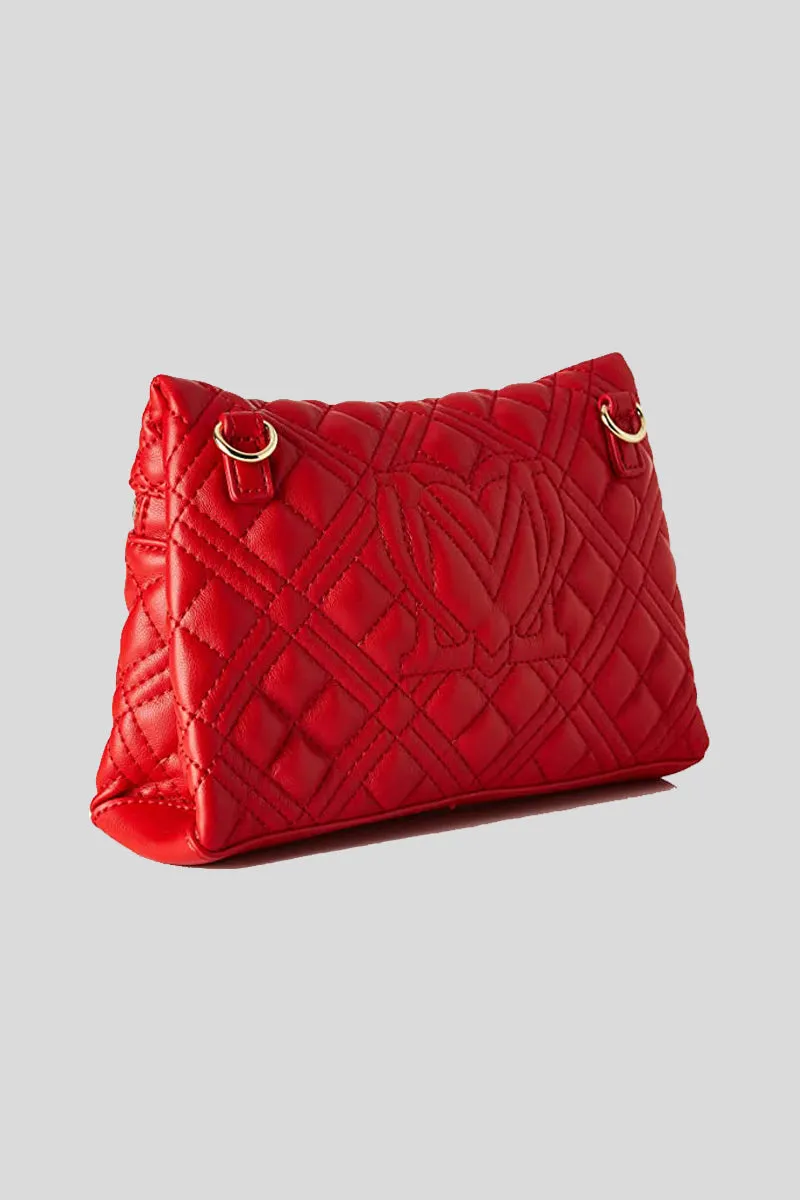 Borsa Quilted Bag Pu - Rosso