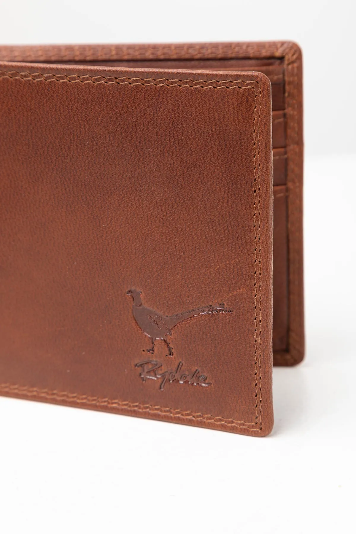 Brown Leather Bi-fold Wallet - Danby