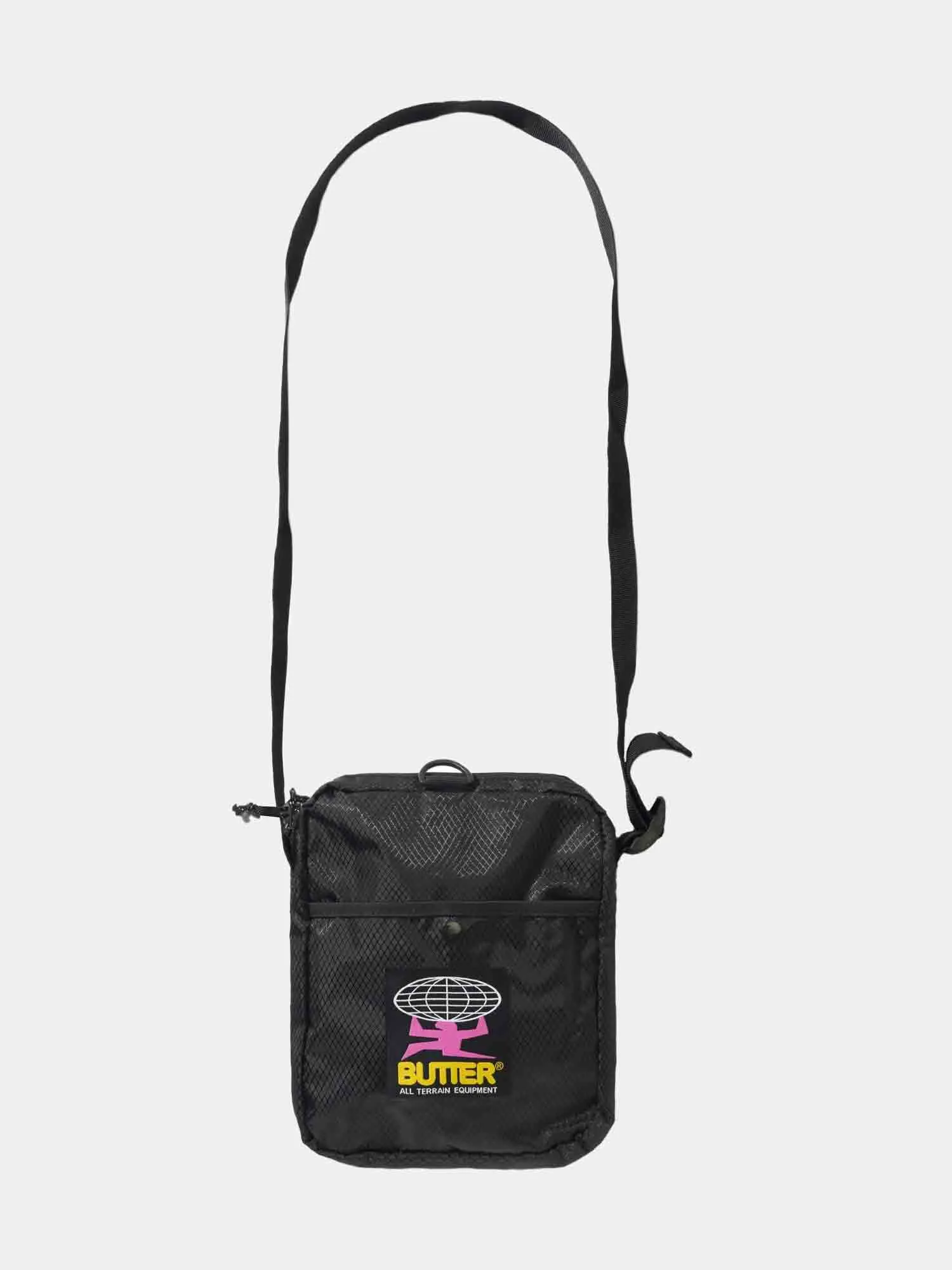 Butter Goods Ripstop Side Bag - Black