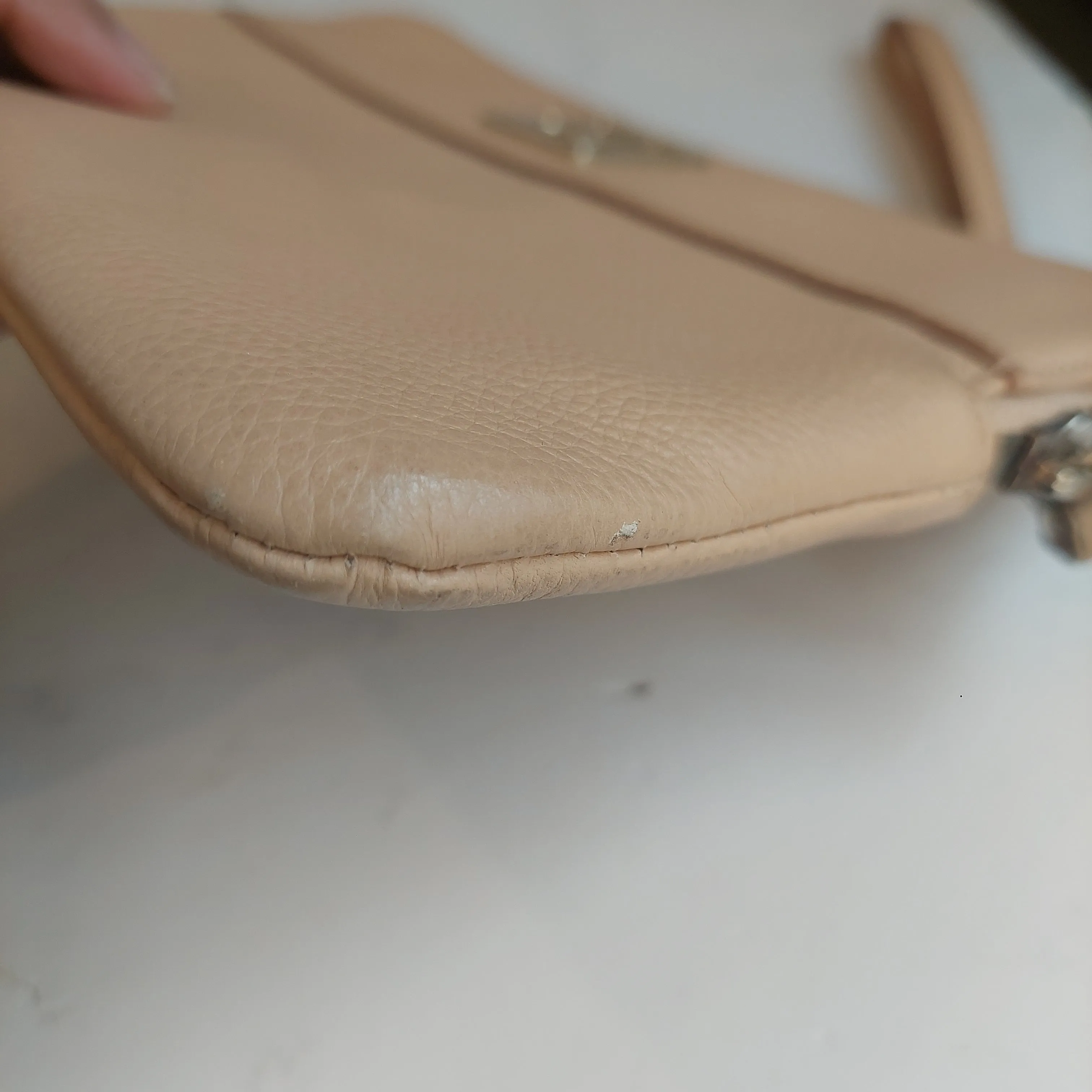 Calvin Klein Light Beige Card Holder and Clutch | Pre loved |