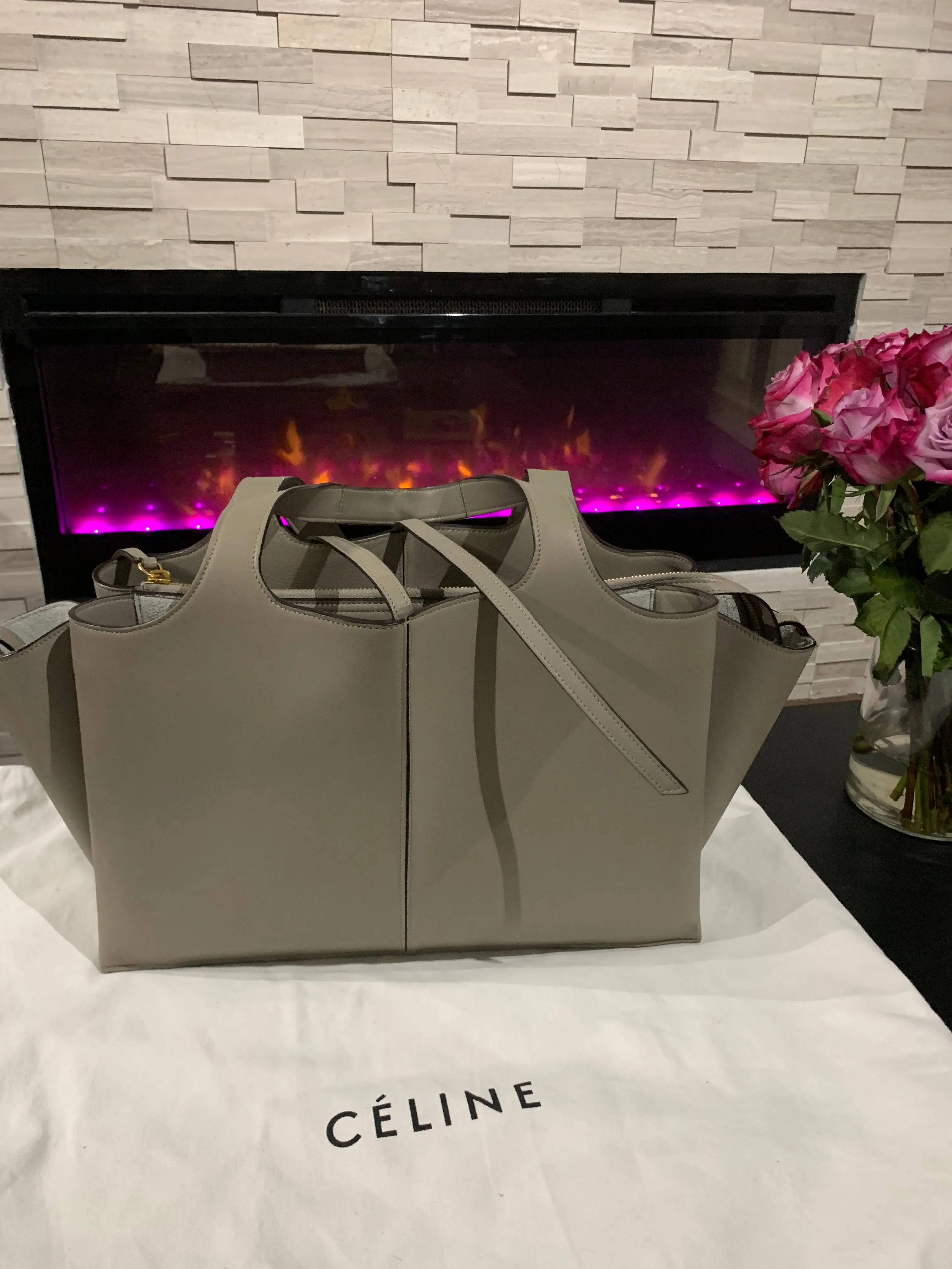 Celine tri fold bag