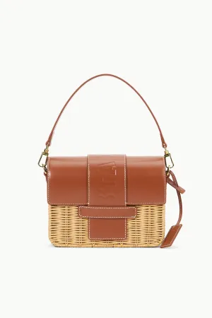 CHARLI WICKER CROSSBODY BAG | NATURAL