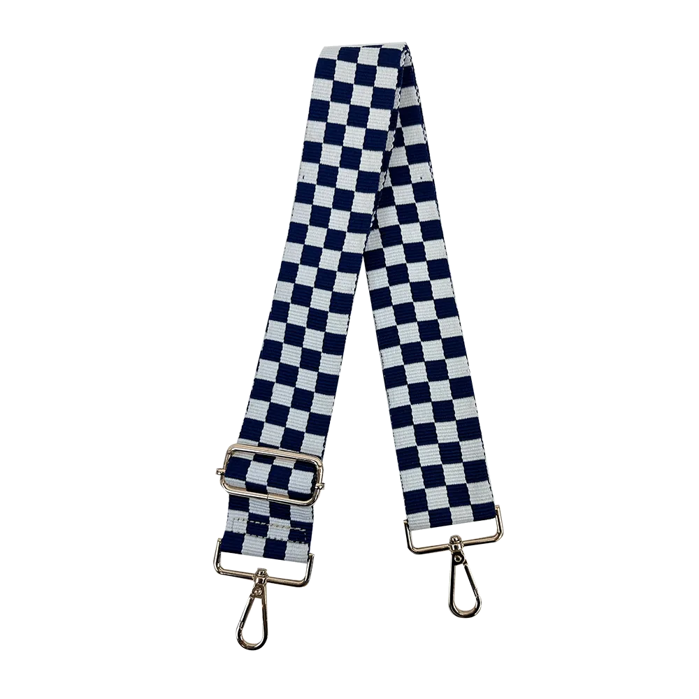 Checkerboard Interchangeable Woven Bag Strap