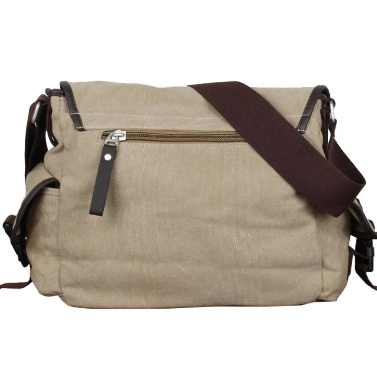 Cheggio Canvas Messenger Bag