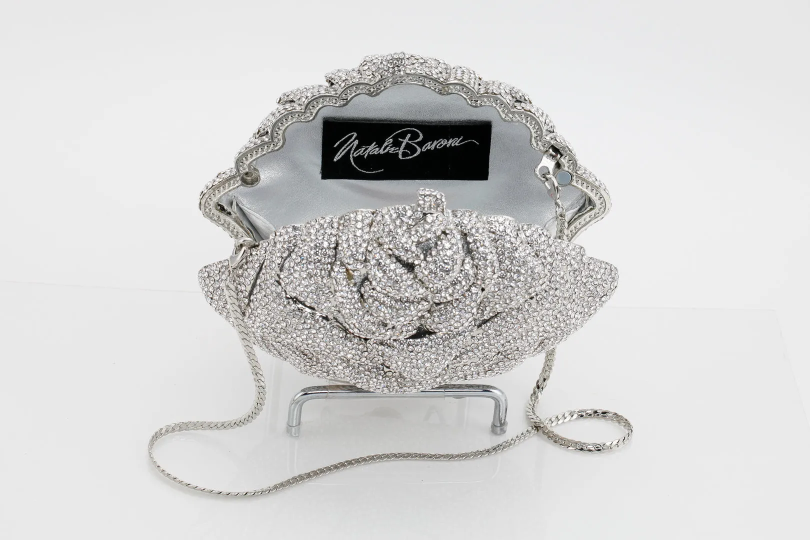 Diamond Rose Evening Bag