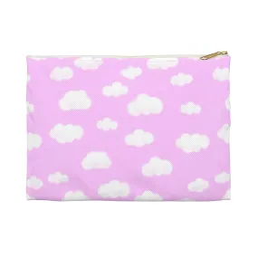 Dreamy Clouds Accessory Pouch (Taffy Pink)