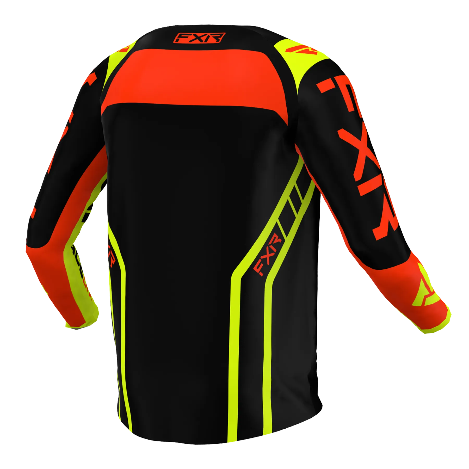 FXR Clutch Pro MX Jersey Black/Nuke Red/Hi-Vis