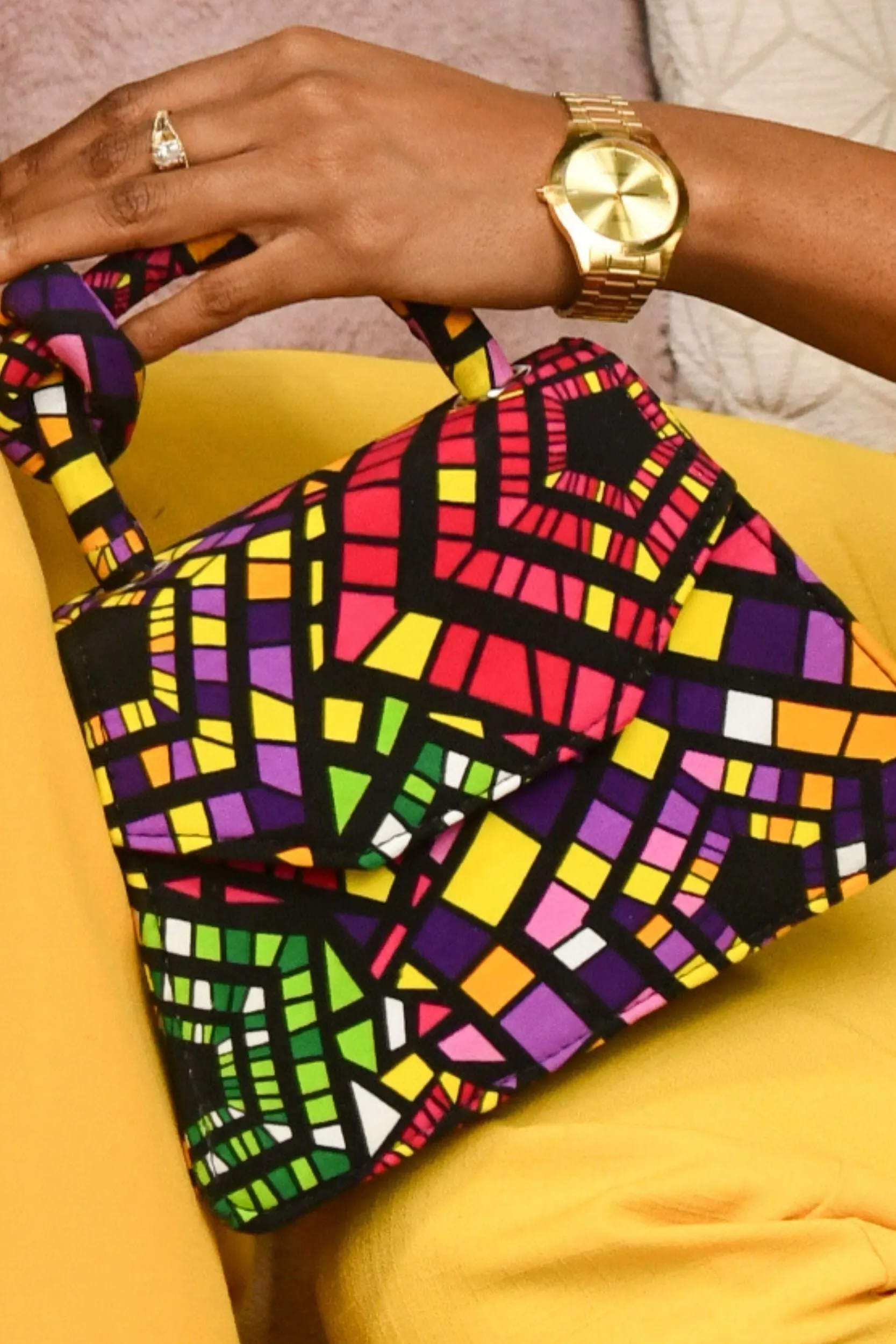 HALIDAH African Print Mini Bag