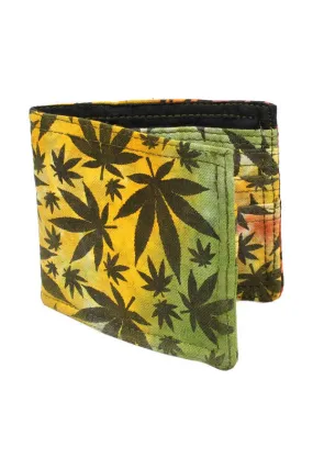 Hippie Rasta Canna-Leaf Wallet