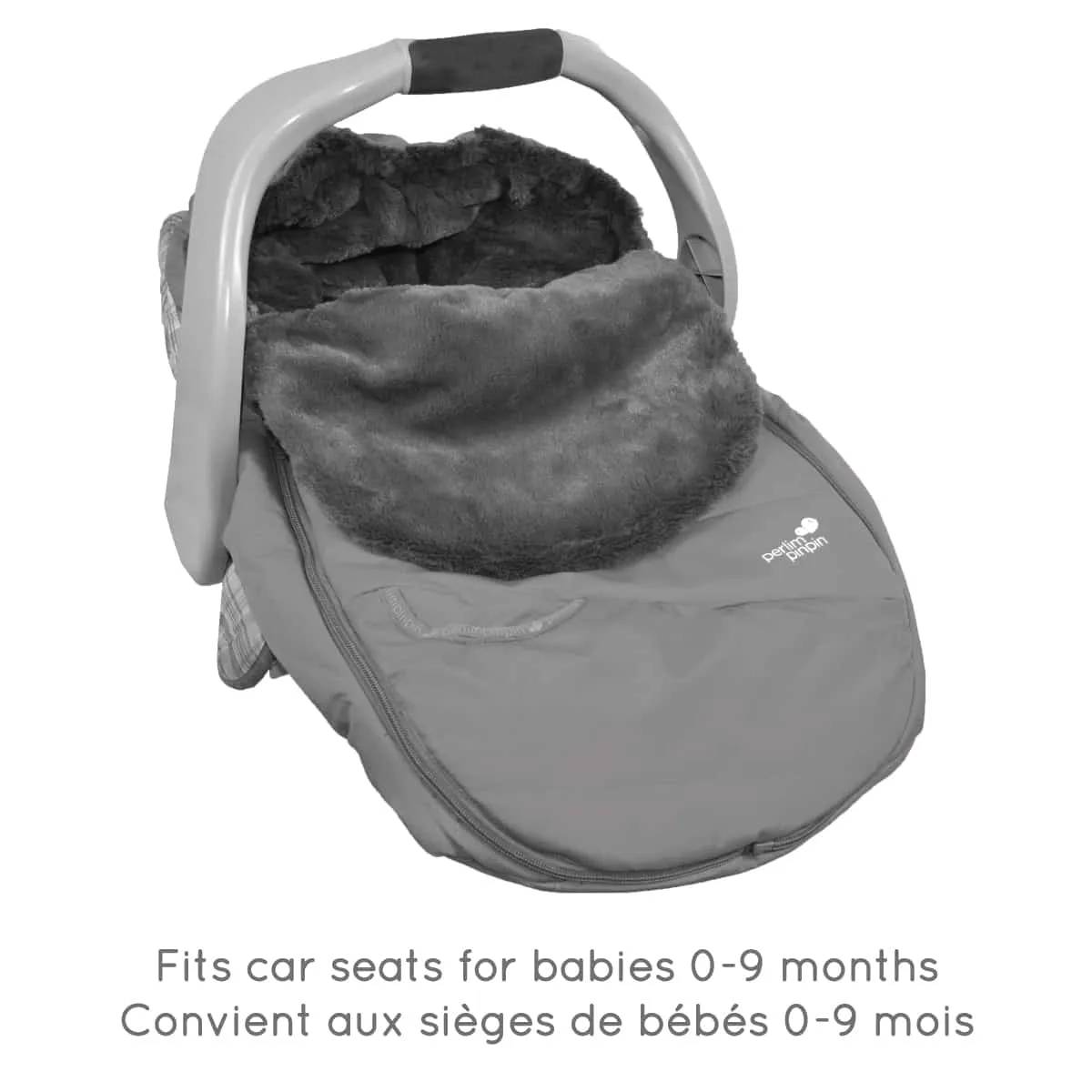 Infant winter bunting bag - Gray