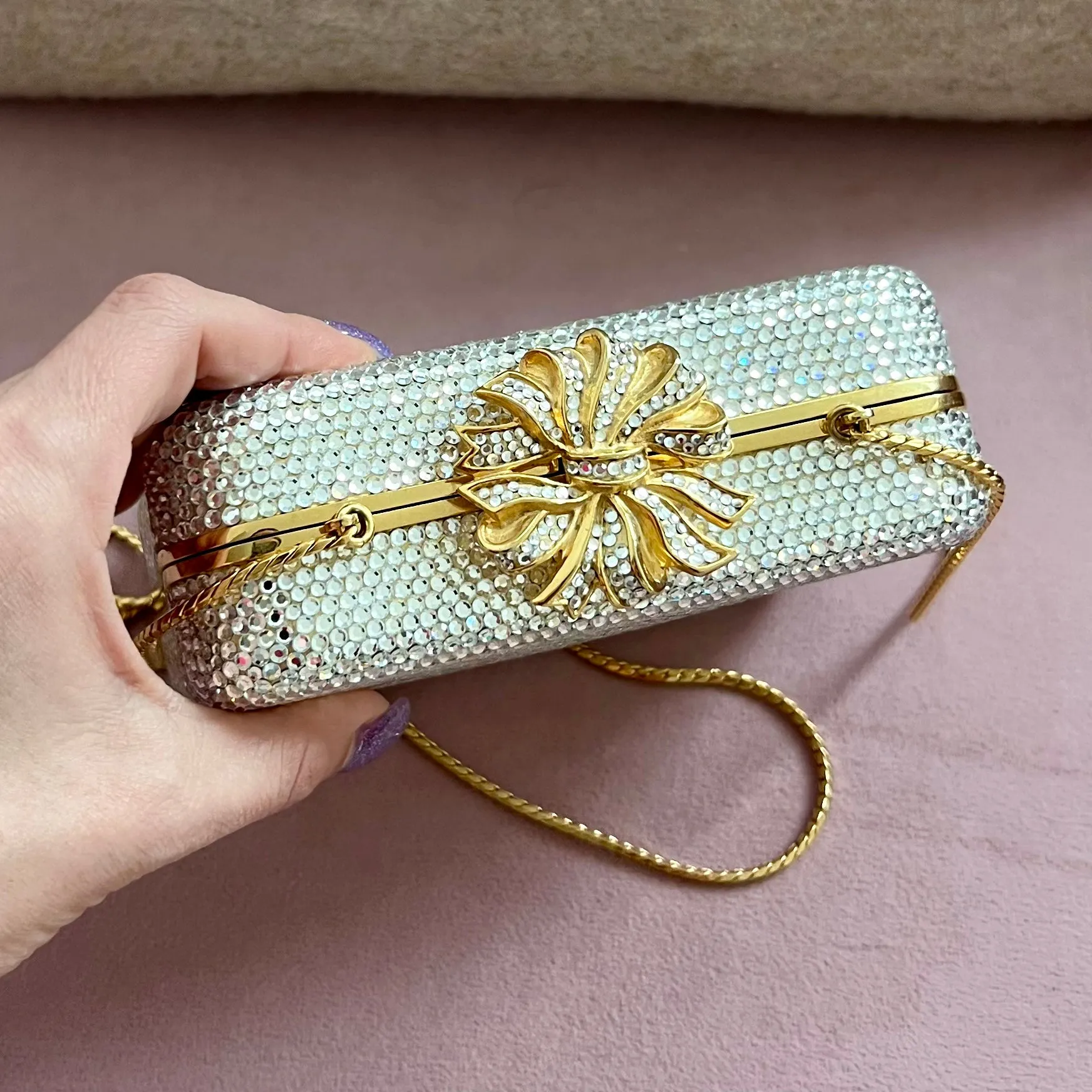 Judith Leiber Bow Clasp Clutch