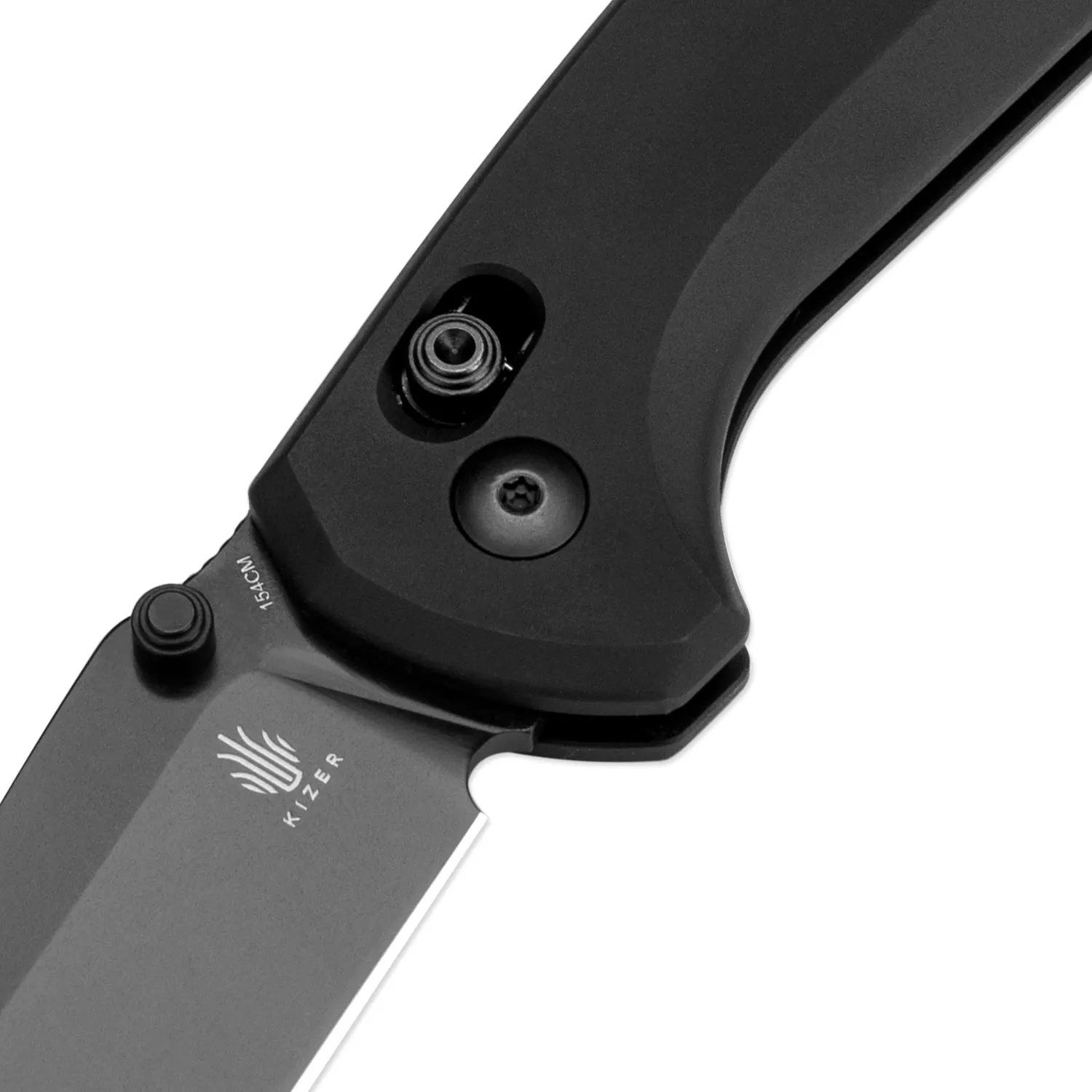 Kizer Sub-3 OBK 154CM Blade Clutch Lock Aluminium Handle V3650C1 (2.94 Black)