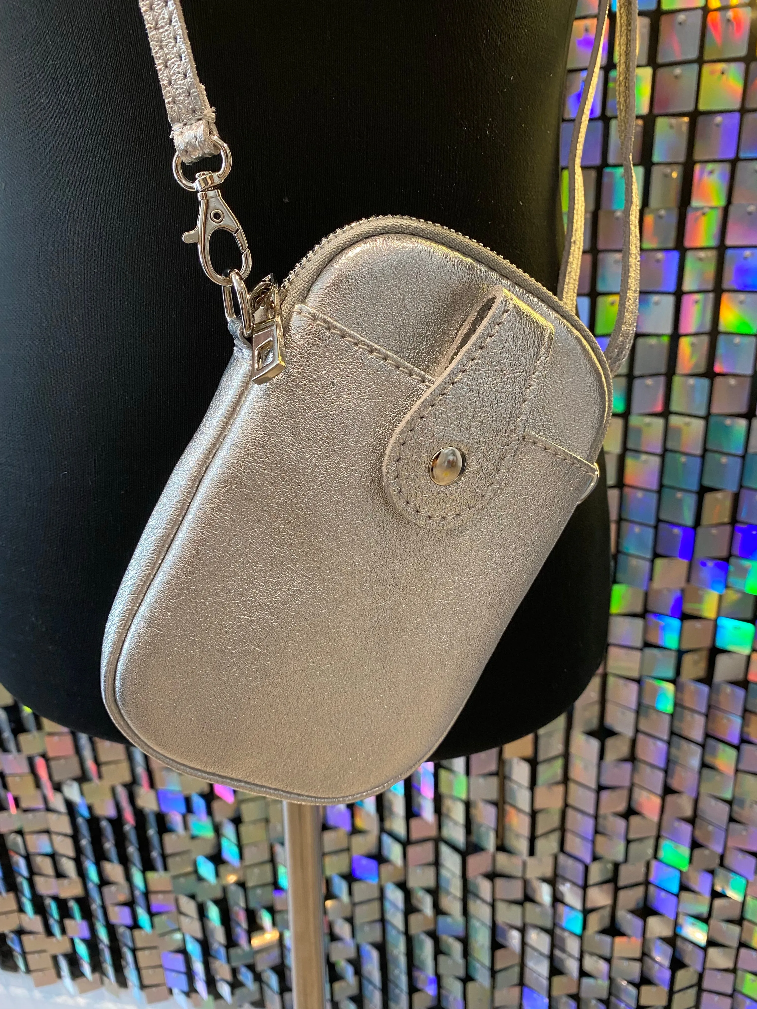 Leather Across Body Phone bag