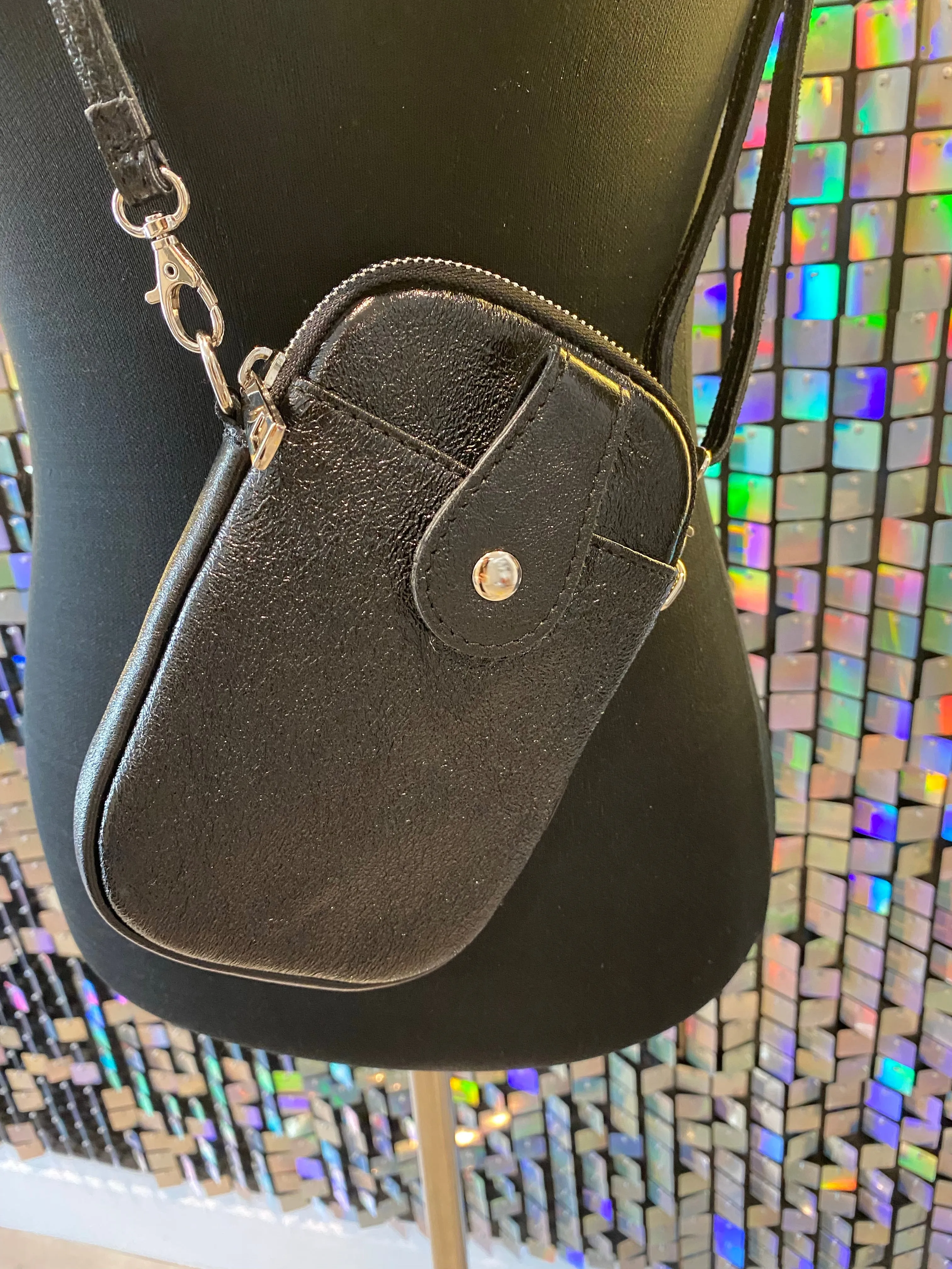 Leather Across Body Phone bag