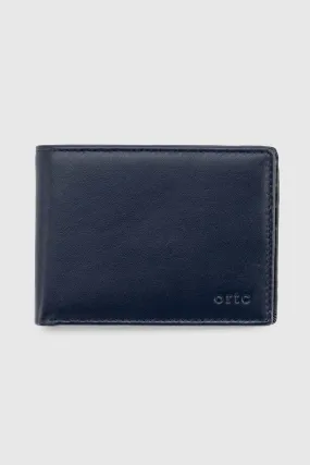 Leather Wallet Navy