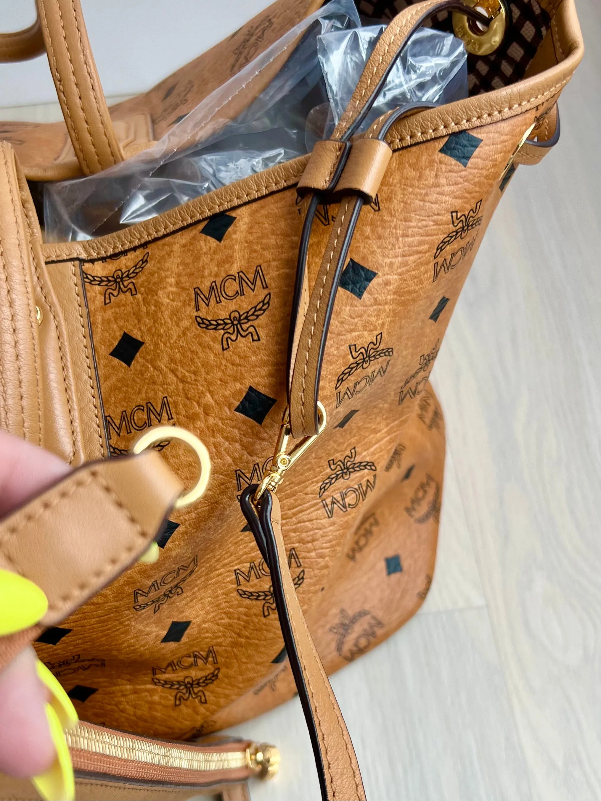 MCM Reversible Liz Shopper Bag