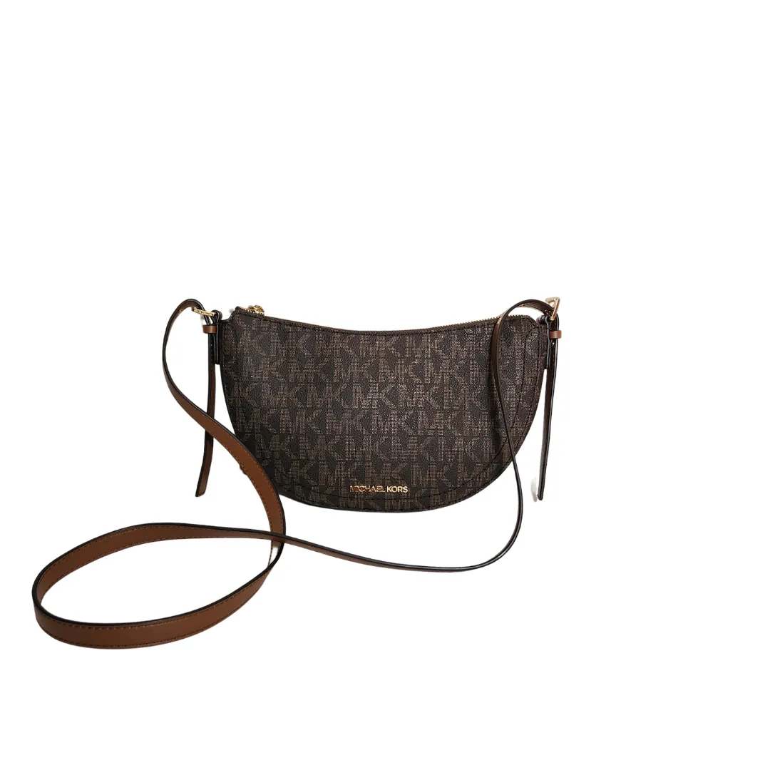 Michael Kors Camden Brown Signature Crossbody Crossbody Bag | Like New |