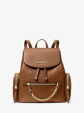 Michael Kors Jet Set Medium Pebbled Leather Backpack