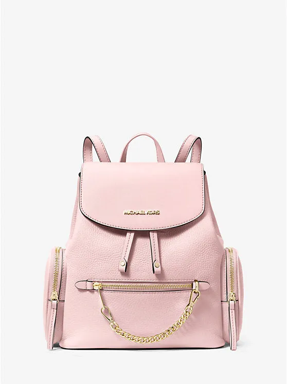 Michael Kors Jet Set Medium Pebbled Leather Backpack