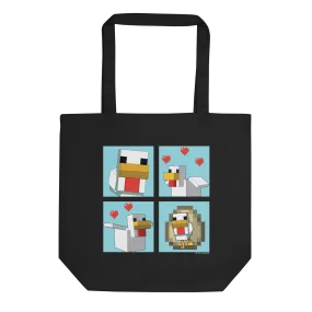 Sure! Here’s an optimized title for the product:

Eco-Friendly Blue Chicken Family Tote Bag – Stylish Reusable Shopping Bag for Minecraft Fans

If you have any other requests or need further assistance, feel free to ask!