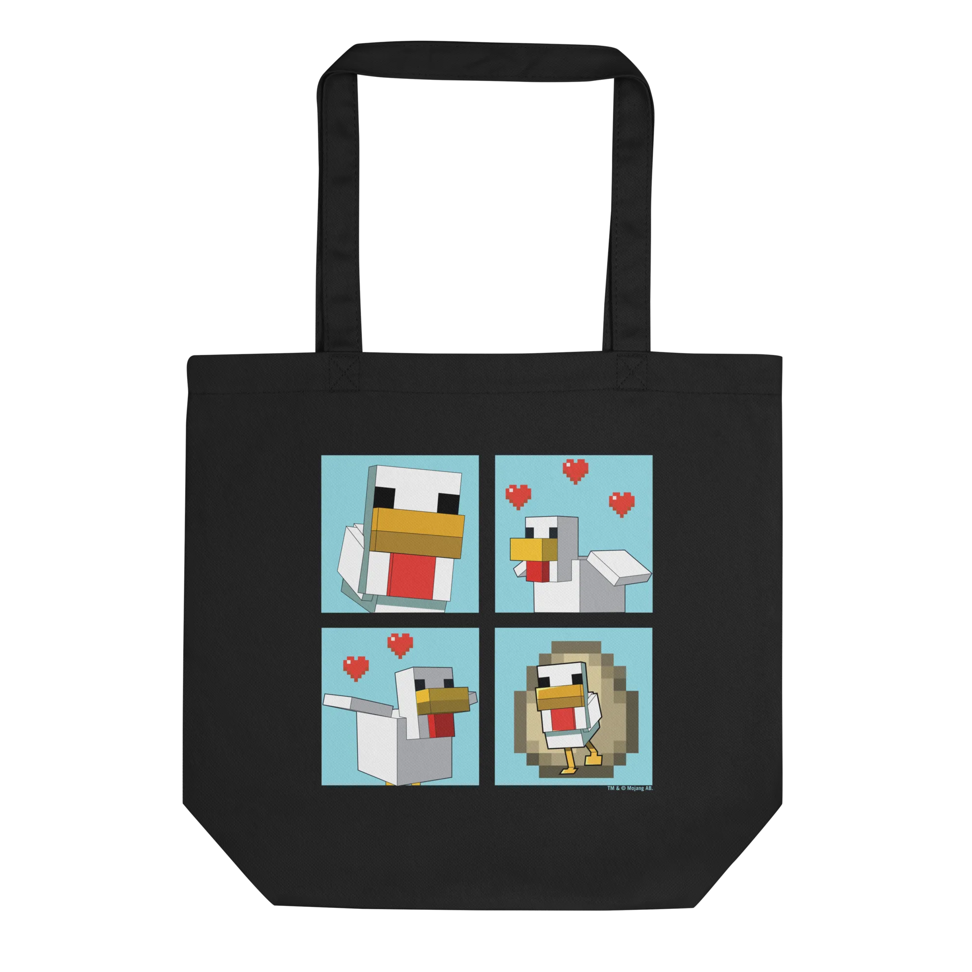 Sure! Here’s an optimized title for the product:

Eco-Friendly Blue Chicken Family Tote Bag – Stylish Reusable Shopping Bag for Minecraft Fans

If you have any other requests or need further assistance, feel free to ask!