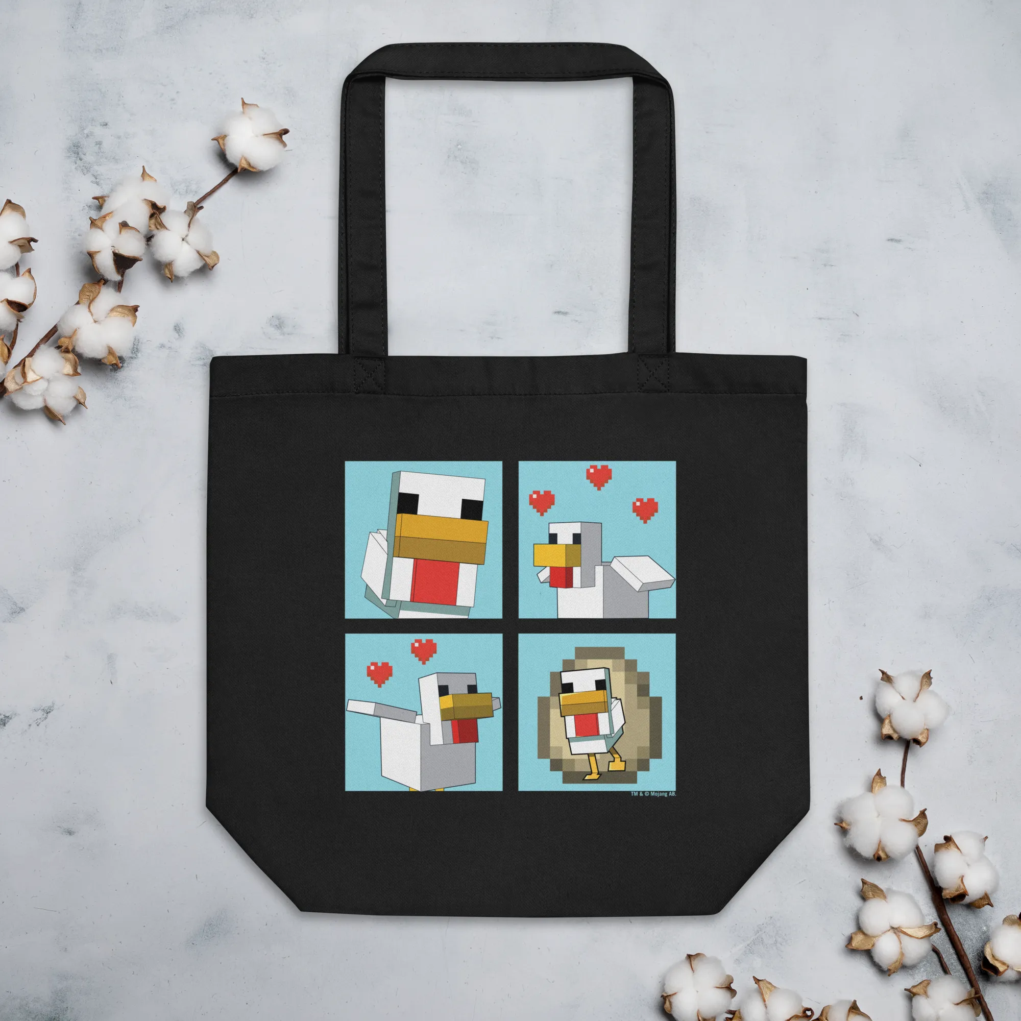 Sure! Here’s an optimized title for the product:

Eco-Friendly Blue Chicken Family Tote Bag – Stylish Reusable Shopping Bag for Minecraft Fans

If you have any other requests or need further assistance, feel free to ask!