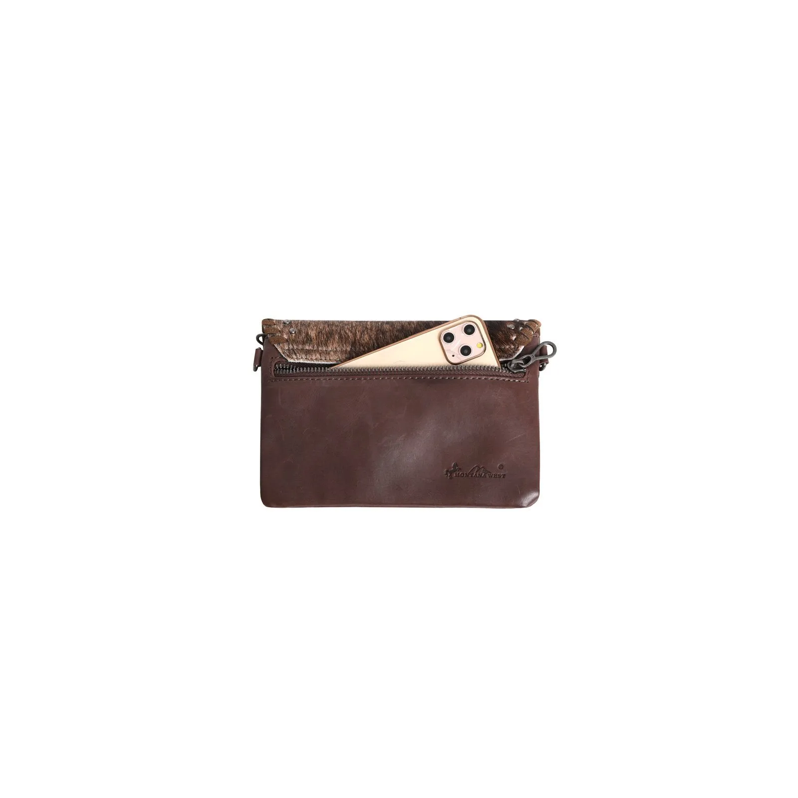 Montana West Hair-On Cowhide Leather Crossbody