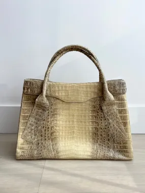 Nancy Gonzalez Crocodile Top Handle Bag