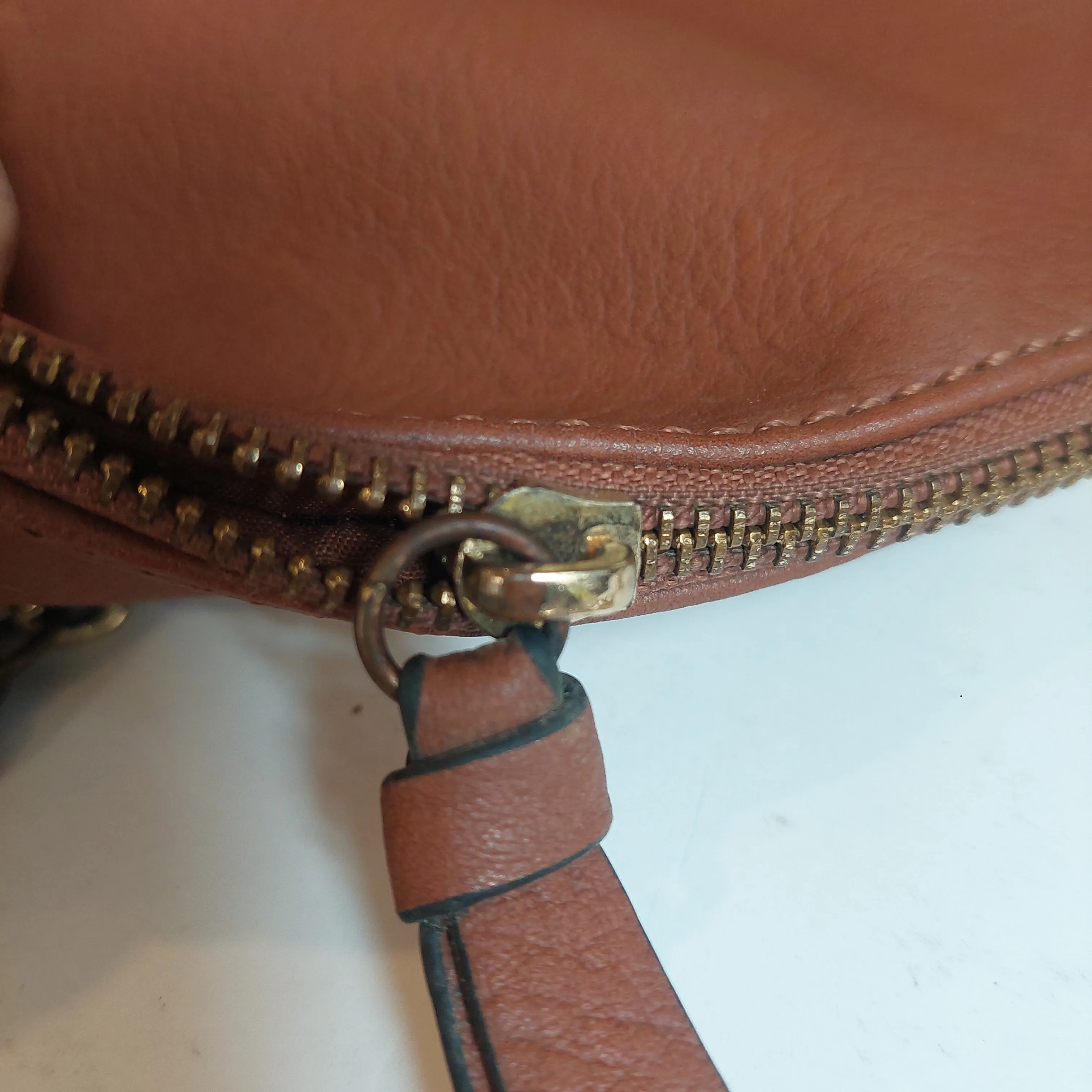 Nine West Brown Leatherette Crossbody Bag | Pre loved |