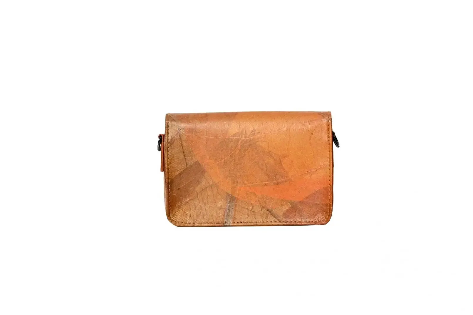 Orange Clutch Made Of Leaves by Karuna Dawn