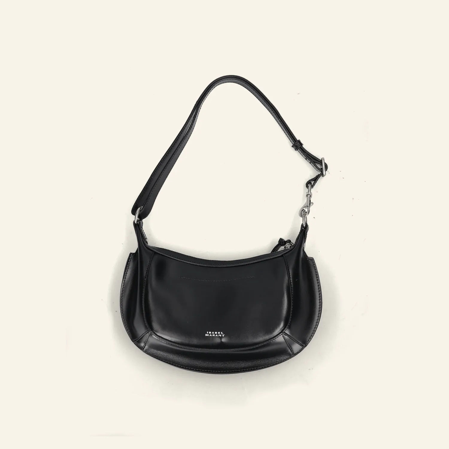 OSKAN MOON BAG | Black/Silver