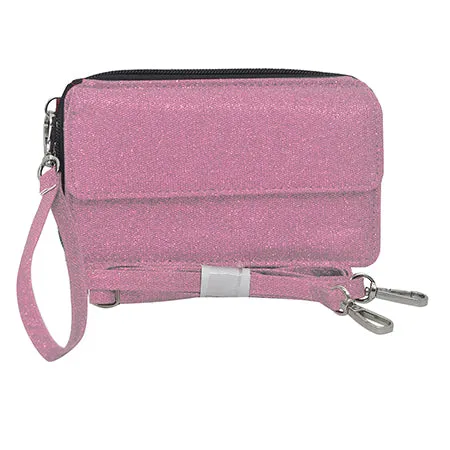 Pink Glitter NGIL Canvas All in One Wallet